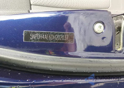 2013 Hyundai Elantra Limited z USA, uszkodzony, nr VIN 5NPDH4AE6DH202037